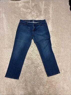 LOFT curvy Straight leg jeans  32/14